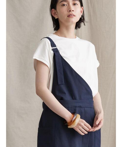 AMERICAN HOLIC（アメリカンホリック）の「2WAYレースアップフレンチスリーブプルオーバー（Tシャツ/カットソー・レディース・ブラック/テラコッタ/オフホワイト・L/M）」の12枚目の写真