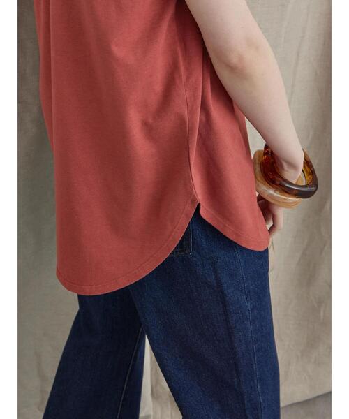 AMERICAN HOLIC（アメリカンホリック）の「2WAYレースアップフレンチスリーブプルオーバー（Tシャツ/カットソー・レディース・ブラック/テラコッタ/オフホワイト・L/M）」の17枚目の写真