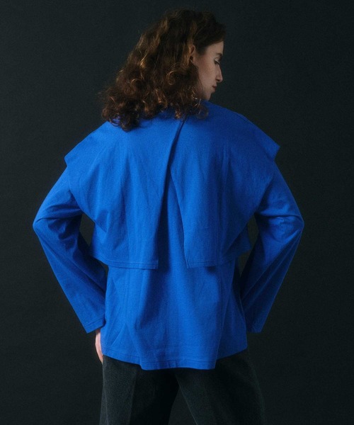 MAISON SPECIAL（メゾンスペシャル）の「レイヤードビッグロングTEE【MAISON SPECIAL/メゾンスペシャル】（Tシャツ/カットソー・レディース・ホワイト/ブラック/ピンク/ブルー・FREE）」の13枚目の写真