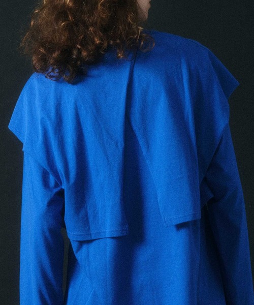 MAISON SPECIAL（メゾンスペシャル）の「レイヤードビッグロングTEE【MAISON SPECIAL/メゾンスペシャル】（Tシャツ/カットソー・レディース・ホワイト/ブラック/ピンク/ブルー・FREE）」の15枚目の写真