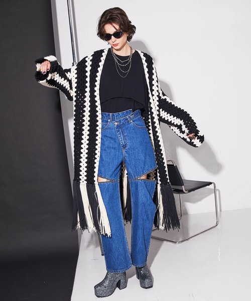 MAISON SPECIAL（メゾンスペシャル）の「レイヤードビッグロングTEE【MAISON SPECIAL/メゾンスペシャル】（Tシャツ/カットソー・レディース・ホワイト/ブラック/ピンク/ブルー・FREE）」の19枚目の写真