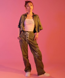 atmos pink | JUST A NOON × atmos pink レースアップワークパンツ / ジャストアヌーン × アトモスピンク レースアップワークパンツ 【SP】(その他パンツ)