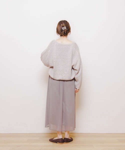 flower（フラワー）の「パウダリーバレーシューズ（バレエシューズ・レディース・ブラウン/ベージュ・7/8/9）」の11枚目の写真
