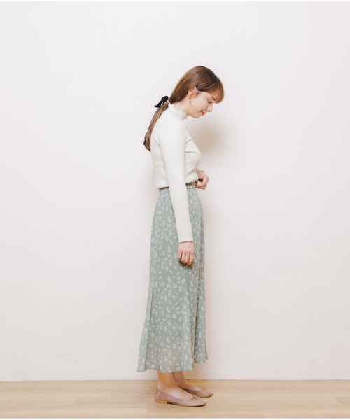 flower（フラワー）の「パウダリーバレーシューズ（バレエシューズ・レディース・ブラウン/ベージュ・7/8/9）」の14枚目の写真