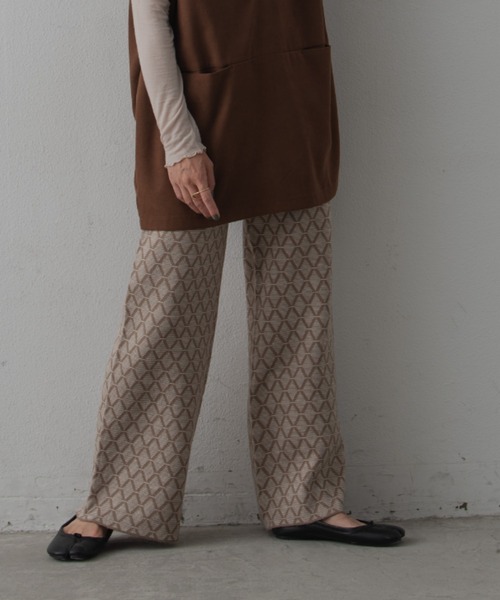 Salvatore Ferragamo 幾何学模様パンツ Salvatore Ferragamo 幾何学模様パンツ