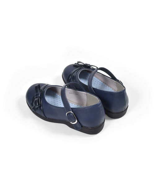 BeBe（ベベ）の「BeBe/リボン ストラップ シューズ (16~21cm)（バレエシューズ・キッズ・ネイビー/グレー・17/19/18/21/20/16）」の13枚目の写真