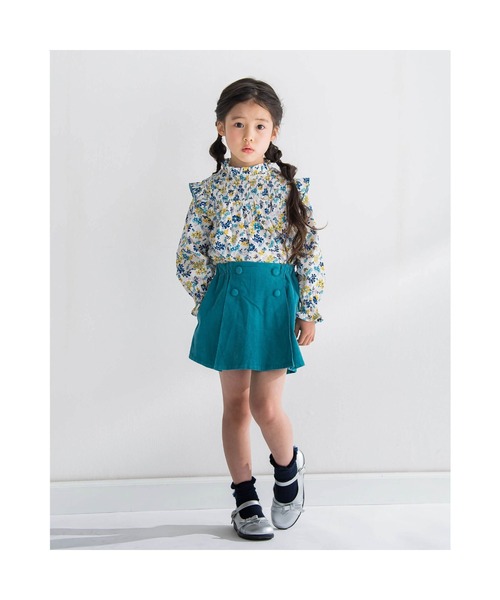 BeBe（ベベ）の「BeBe/リボン ストラップ シューズ (16~21cm)（バレエシューズ・キッズ・ネイビー/グレー・17/19/18/21/20/16）」の11枚目の写真