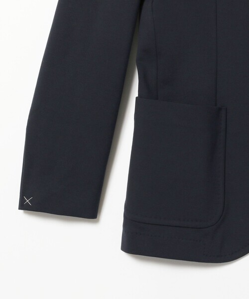 CIRCOLO 1901(チルコロ 1901)の「CIRCOLO1901 × Brilla per il gusto / 別注 ジャージ ソリッド ジャケット(その他アウター・メンズ・ブラック/ネイビー・44/46/48/50/42)」の12枚目の写真