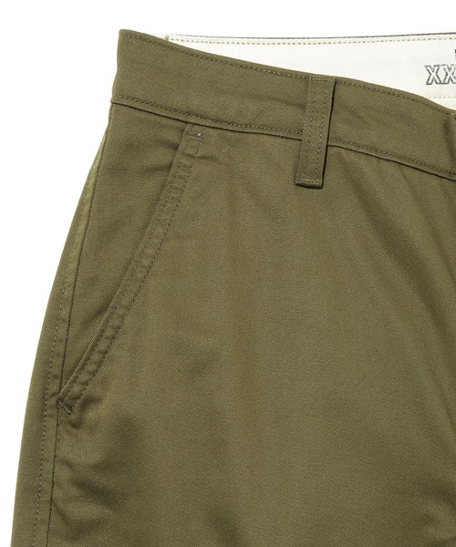 SETTO チノパン(オリーブ) 90s POLO CHINO ツータック チノパン オリーブ系 35×32 ポロ