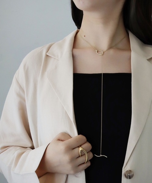 CLEIO（クレイオ）の「【cheriella】ダブルフィンガーリング（リング・レディース・シルバー/ゴールド・FREE）」の3枚目の写真