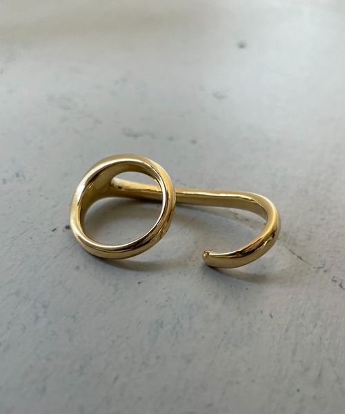 CLEIO（クレイオ）の「【cheriella】ダブルフィンガーリング（リング・レディース・シルバー/ゴールド・FREE）」の12枚目の写真