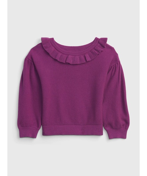GAP（ギャップ）の「ラッフルフリル セーター (幼児)（ニット/セーター・キッズ・ピンク/ブルー/その他・3 YRS/5 YRS/4 YRS/12-18M/2 YRS/18-24M）」の4枚目の写真