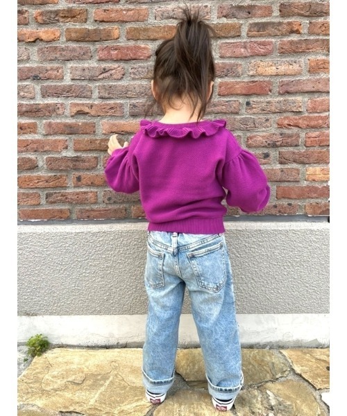 GAP（ギャップ）の「ラッフルフリル セーター (幼児)（ニット/セーター・キッズ・ピンク/ブルー/その他・3 YRS/5 YRS/4 YRS/12-18M/2 YRS/18-24M）」の5枚目の写真