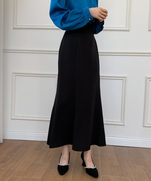 ECLIN（エクラン）の「マーメイドロングスカート（スカート・レディース・ブラック/ダークブラウン/ベージュ・S/M）」の8枚目の写真