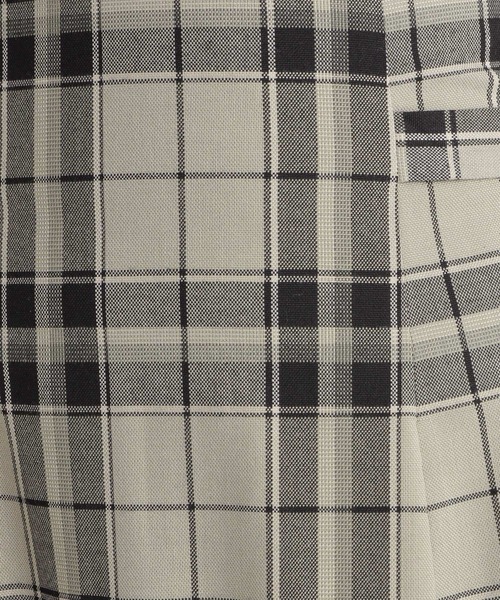 Andemiu（アンデミュウ）の「チェックボックスプリーツスカート166986（スカート・レディース・ベージュ/グリーン/ブラウン・FREE）」の12枚目の写真