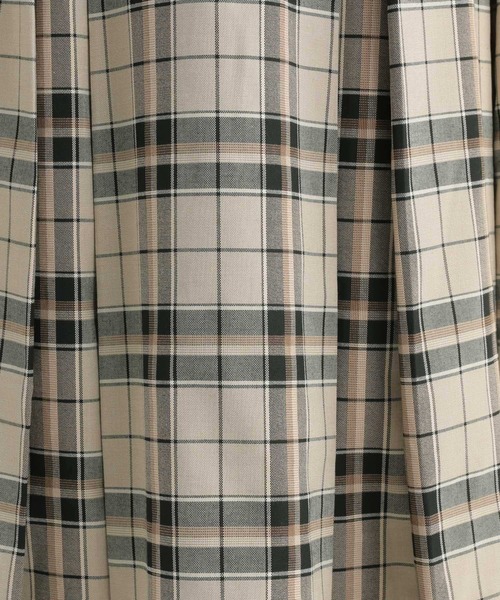 Andemiu（アンデミュウ）の「チェックボックスプリーツスカート166986（スカート・レディース・ベージュ/グリーン/ブラウン・FREE）」の15枚目の写真