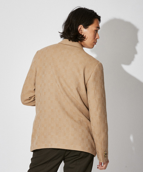 EDIFICE（エディフィス）の「【rue de seine / リュ ドゥ セーヌ】ダブルブレスト ジャケット（テーラードジャケット・メンズ・ネイビー/ベージュ・38/40/36）」の15枚目の写真