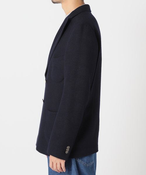 EDIFICE（エディフィス）の「【rue de seine / リュ ドゥ セーヌ】ダブルブレスト ジャケット（テーラードジャケット・メンズ・ネイビー/ベージュ・38/40/36）」の18枚目の写真