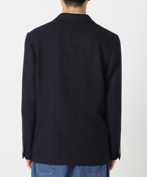 EDIFICE（エディフィス）の「【rue de seine / リュ ドゥ セーヌ】ダブルブレスト ジャケット（テーラードジャケット・メンズ・ネイビー/ベージュ・38/40/36）」の19枚目の写真