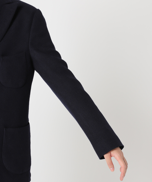 EDIFICE（エディフィス）の「【rue de seine / リュ ドゥ セーヌ】ダブルブレスト ジャケット（テーラードジャケット・メンズ・ネイビー/ベージュ・38/40/36）」の22枚目の写真