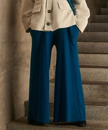seyto | Wide tuck flare knit pants / ワイドタックフレアニットパンツ(その他パンツ)