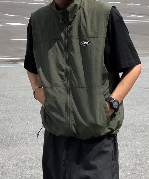 kutir（クティール）の「ワッペン付きナイロンベスト（ベスト）」 - WEAR