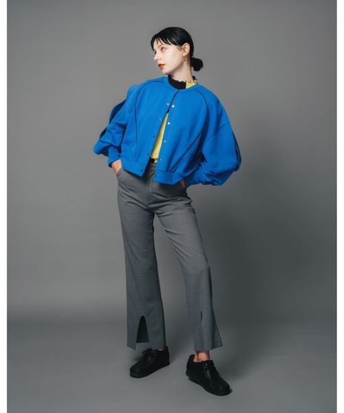 led.tokyo（レッドトウキョウ）の「【led.tokyo】前後2WAYスウェットカーディガン（スウェット・レディース・ブラック/ブルー/アイボリー・FREE）」の21枚目の写真