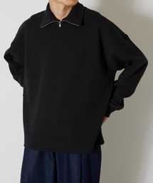 KIIT キート / HEAVY TEREKO ZIP UP HIGH NECK TOPS ハーフジップアップ ハイネックトップス トレーナー / KIO-T94-002