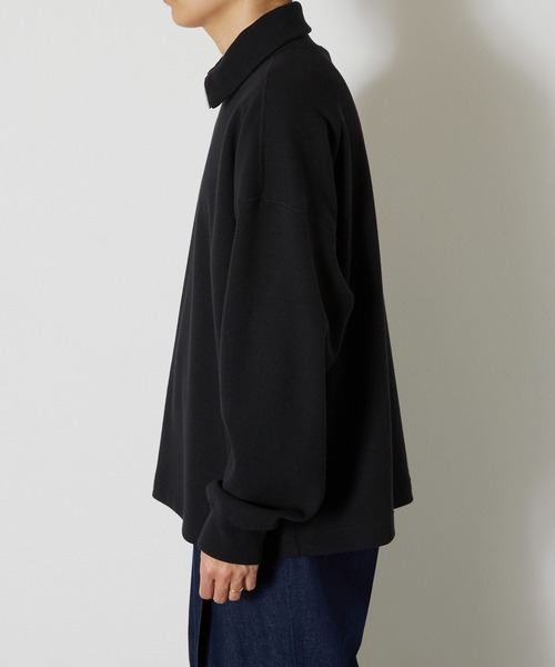 KIIT(キート)の「KIIT キート / HEAVY TEREKO ZIP UP HIGH NECK TOPS ハーフジップアップ ハイネックトップス トレーナー / KIO-T94-002(スウェット・メンズ・ベージュ/杢グレー/ブラック・3/1/2)」の15枚目の写真