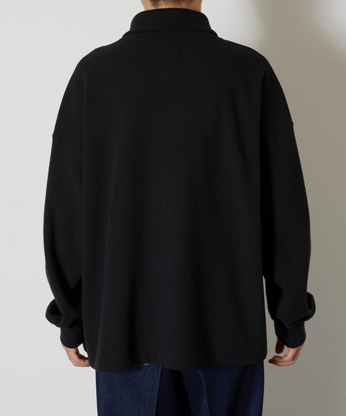 KIIT(キート)の「KIIT キート / HEAVY TEREKO ZIP UP HIGH NECK TOPS ハーフジップアップ ハイネックトップス トレーナー / KIO-T94-002(スウェット・メンズ・ベージュ/杢グレー/ブラック・3/1/2)」の16枚目の写真