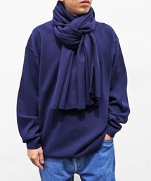 ATON CAMEL STOLE / エイトン キャメルストール johnstons キャメル