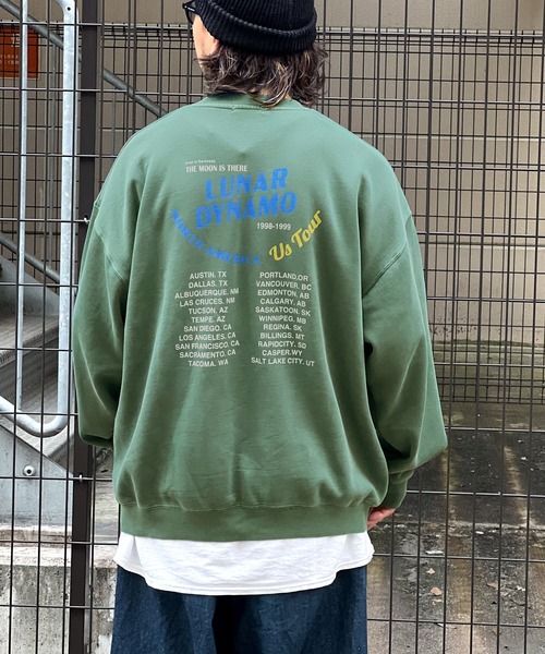 Java(ジャバ)の「《JaVaジャバ コラボ》一目惚れ。古着風ツアーロゴプリント裏起毛ピグメント オーバーサイズ スウェットプルオーバー(スウェット・レディース・オフホワイト/チャコール/グリーン・LARGE/MEDIUM/X-LARGE/XX-LARGE)」の14枚目の写真