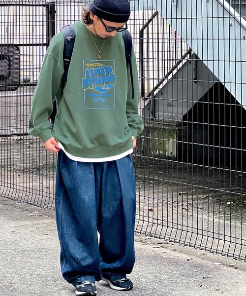 Java(ジャバ)の「《JaVaジャバ コラボ》一目惚れ。古着風ツアーロゴプリント裏起毛ピグメント オーバーサイズ スウェットプルオーバー(スウェット・レディース・オフホワイト/チャコール/グリーン・LARGE/MEDIUM/X-LARGE/XX-LARGE)」の12枚目の写真