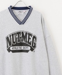 Goodwear | GOOD WEAR x NUTMEG ビッグシルエット Vネック ロゴプリントスウェットプルオーバー(スウェット)