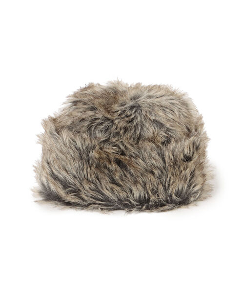 BEAMS HEART（ビームスハート）の「BEAMS HEART / パネル ロシアン帽（ハット・レディース・ブラウン/グレー・ONE SIZE）」の5枚目の写真