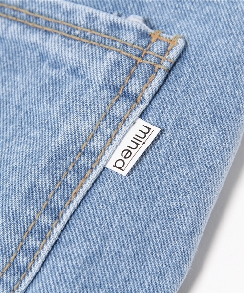 WHO'S WHO gallery（フーズフーギャラリー）の「【minddenim】クラッシュストレートデニム3（デニムパンツ・レディース・ライトブルー・MEDIUM/SMALL）」の7枚目の写真