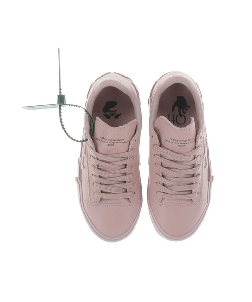 off white(オフホワイト)の「【Off-White】LOW VULCANIZED CALF LEATHER(スニーカー・レディース・ゼブラ/シルバー/ピンク・24.0cm/23㎝/23cm)」の6枚目の写真