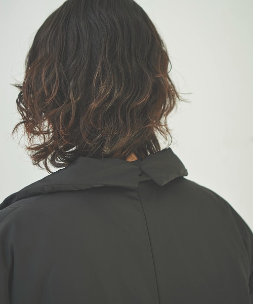 OUTERSUNSET（アウターサンセット）の「eco cloud 中綿 long coat（ダウンジャケット/コート・レディース・ブラック/ブラウン・SMALL/MEDIUM）」の3枚目の写真