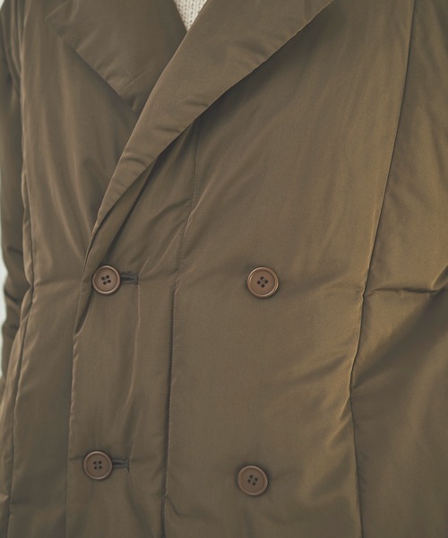 OUTERSUNSET（アウターサンセット）の「eco cloud 中綿 long coat（ダウンジャケット/コート・レディース・ブラック/ブラウン・SMALL/MEDIUM）」の16枚目の写真