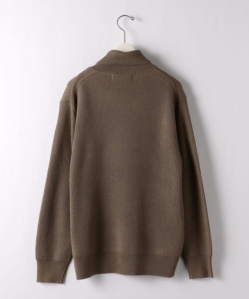 green label relaxing(グリーンレーベルリラクシング)の「カタアゼ タートルネック ニット -ウォッシャブル-(ニット/セーター・メンズ・ブラック/ダークブラウン/ライトグレー/モカ・S/L/M/XL)」の6枚目の写真