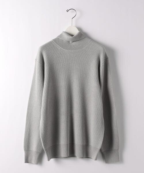 green label relaxing(グリーンレーベルリラクシング)の「カタアゼ タートルネック ニット -ウォッシャブル-(ニット/セーター・メンズ・ブラック/ダークブラウン/ライトグレー/モカ・S/L/M/XL)」の21枚目の写真