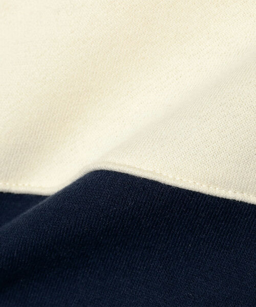 B:MING by BEAMS（ビーミングバイビームス）の「B:MING by BEAMS / ポロ襟 裏起毛 ビッグシルエット スウェット シャツ（スウェット・メンズ・チャコールグレー/ホワイト系その他5・X-LARGE/SMALL/LARGE/MEDIUM）」の8枚目の写真