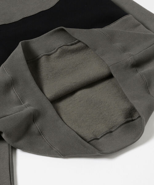 B:MING by BEAMS（ビーミングバイビームス）の「B:MING by BEAMS / ポロ襟 裏起毛 ビッグシルエット スウェット シャツ（スウェット・メンズ・チャコールグレー/ホワイト系その他5・X-LARGE/SMALL/LARGE/MEDIUM）」の18枚目の写真