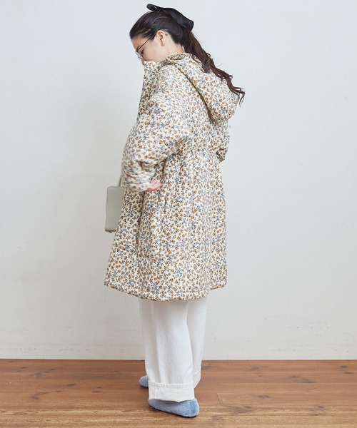 fig Ｌondon（フィグロンドン）の「Ｈannah　hood coat（その他アウター・レディース・オレンジ/パープル・FREE）」の4枚目の写真