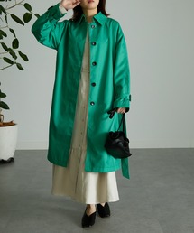RANAN（ラナン）の「はっ水/花粉対策/UV対策  ミドル丈ステンカラーコート（ステンカラーコート）」