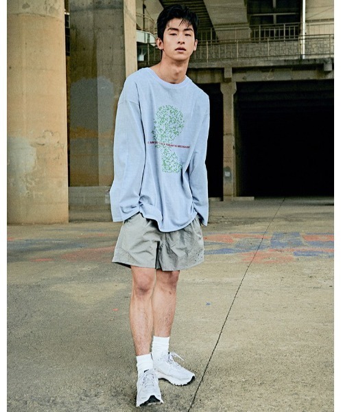 VIBGYOR(ヴィブジョー)の「【Re:one】-OVERR- PIGMENT PIXEL L/S TEE(MA)(Tシャツ/カットソー・メンズ・サックスブルー/パープル・FREE)」の5枚目の写真