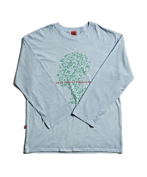 VIBGYOR(ヴィブジョー)の「【Re:one】-OVERR- PIGMENT PIXEL L/S TEE(MA)(Tシャツ/カットソー・メンズ・サックスブルー/パープル・FREE)」の10枚目の写真
