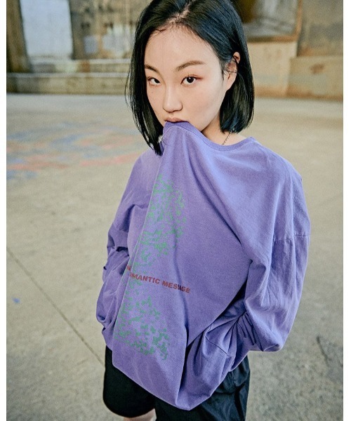 VIBGYOR(ヴィブジョー)の「【Re:one】-OVERR- PIGMENT PIXEL L/S TEE(MA)(Tシャツ/カットソー・メンズ・サックスブルー/パープル・FREE)」の14枚目の写真