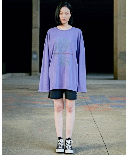 VIBGYOR(ヴィブジョー)の「【Re:one】-OVERR- PIGMENT PIXEL L/S TEE(MA)(Tシャツ/カットソー・メンズ・サックスブルー/パープル・FREE)」の8枚目の写真