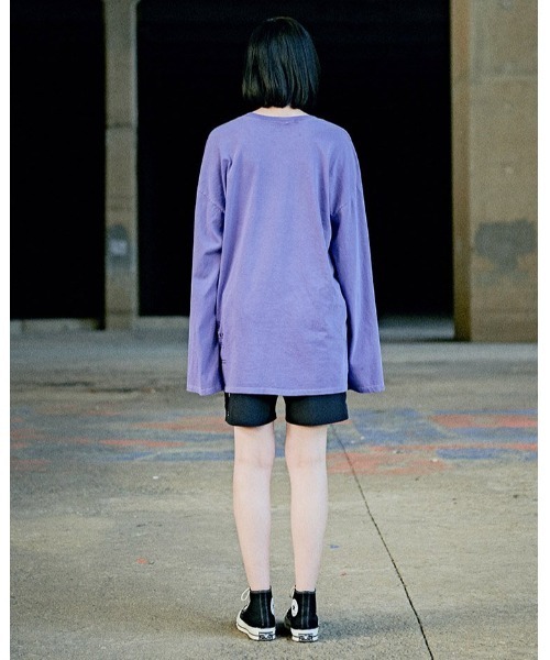 VIBGYOR(ヴィブジョー)の「【Re:one】-OVERR- PIGMENT PIXEL L/S TEE(MA)(Tシャツ/カットソー・メンズ・サックスブルー/パープル・FREE)」の6枚目の写真